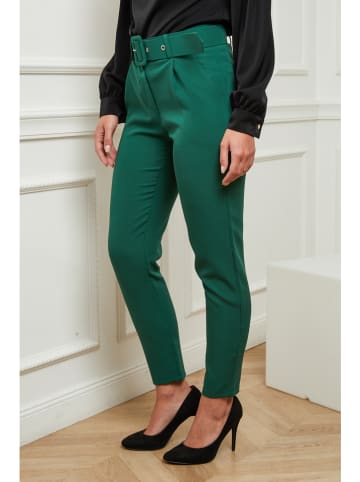 Joséfine Spodnie "Calange" w kolorze zielonym