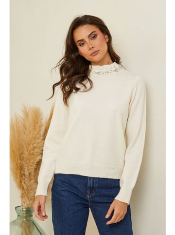 Soft Cashmere Sweter w kolorze kremowym