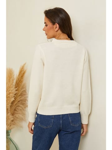 Soft Cashmere Pullover in Creme