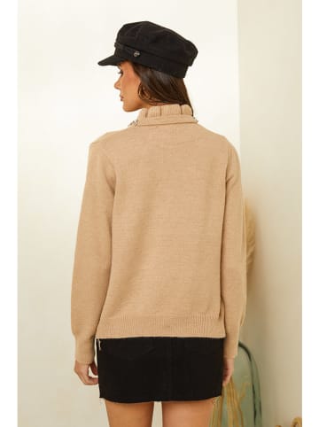 Soft Cashmere Sweter w kolorze beżowym