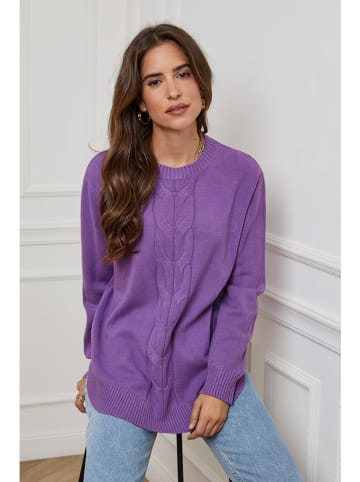 Soft Cashmere Pullover in Lila