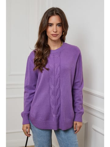 Soft Cashmere Pullover in Lila