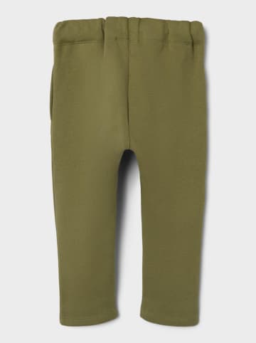 Lil Atelier Spodnie dresowe "London" w kolorze oliwkowym