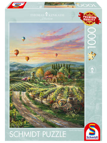 Schmidt Spiele 1.000tlg. Puzzle "Peaceful Valley Vineyard" - ab 12 Jahren