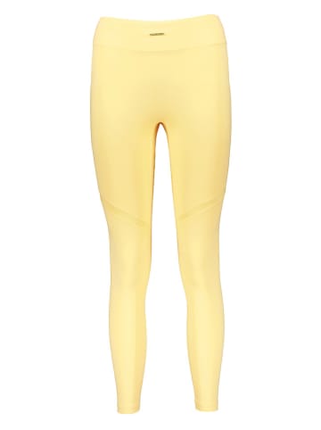 Gymshark Legginsy sportowe "Whitney V3" w kolorze żółtym