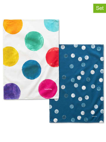 Happy Friday 2er-Set: Handtücher "Confetti" in Bunt