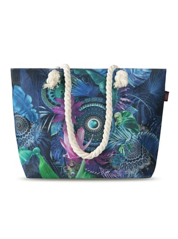 Hip Strandtasche "Zehra" in Blau - (B)60 x (H)43 cm