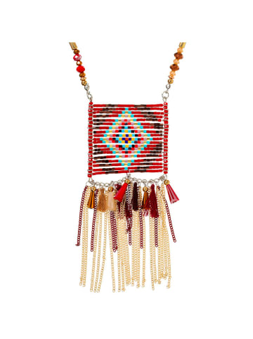 LA CHIQUITA Halskette mit Kristallen - (L)70 cm