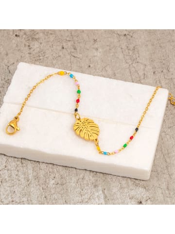 LA CHIQUITA Pozłacana bransoletka z elementem ozdobnym