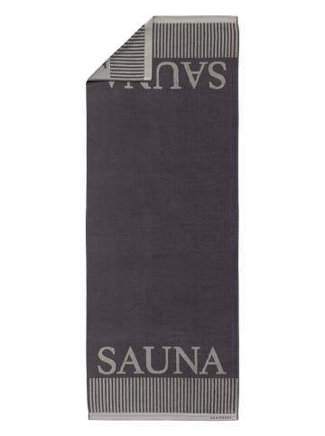 Schiesser Saunatuch "Rom" in Grau