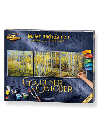 Schipper 3tlg. Malen nach Zahlen "Goldener Oktober (Tript.)" - ab 12 Jahren