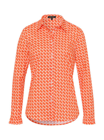 More & More Bluzka w kolorze pomarańczowo-białym
