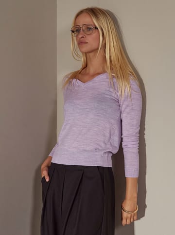 Rodier Wollpullover in Lila