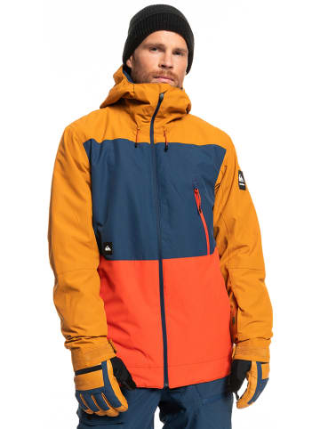 Quiksilver Kurtka narciarska w kolorze pomarańczowo-niebieskim