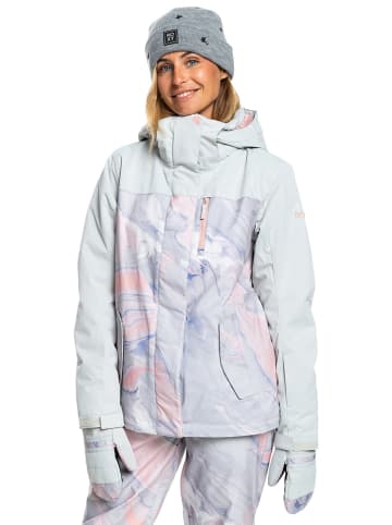 Roxy Kurtka narciarska w kolorze błękitno-jasnoróżowym