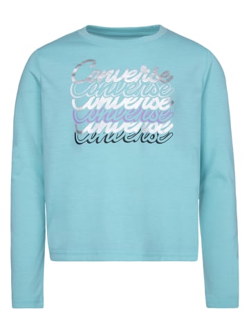 Converse Longsleeve lichtblauw