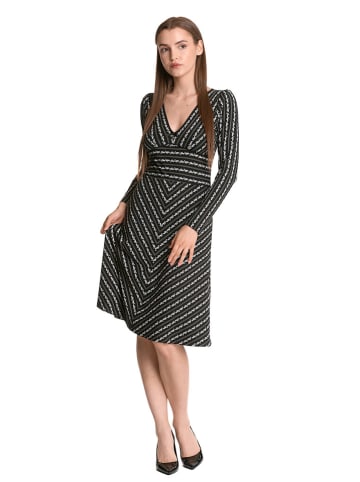 Vive Maria Kleid "Dandy Stripes" in Schwarz/ Weiß