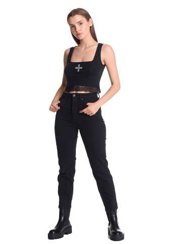 Vive Maria Top "Lace Vamp" in Schwarz