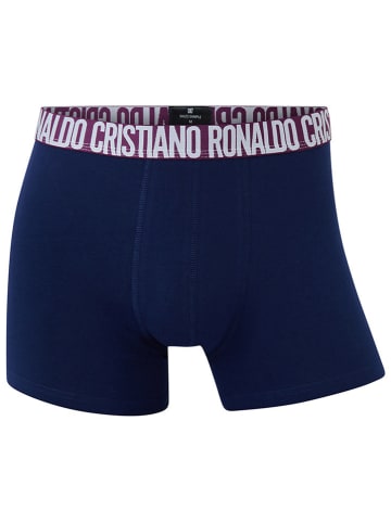 CR7 3-delige set: boxershorts donkerblauw/wit/zwart