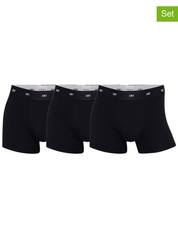 CR7 3er-Set: Boxershorts in Schwarz