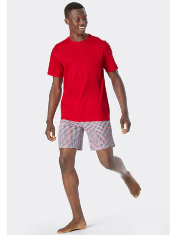 Schiesser Koszulka piżamowa w kolorze czerwonym