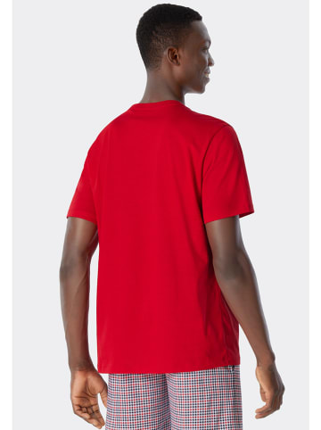 Schiesser Pyjama-Shirt in Rot