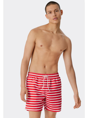 Schiesser Zwemshort rood/wit