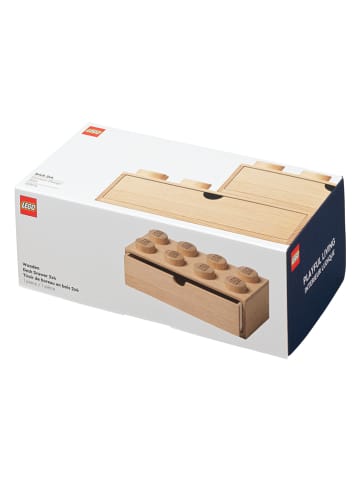 LEGO Pojemnik w kolorze jasnobrązowym z szufladami - 31,8 x 11,4 x 15,8 cm