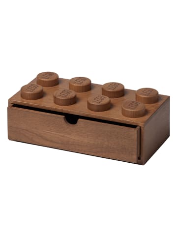 LEGO Schubladenbox in Braun - (B)31,8 x (H)11,4 x (T)15,8 cm