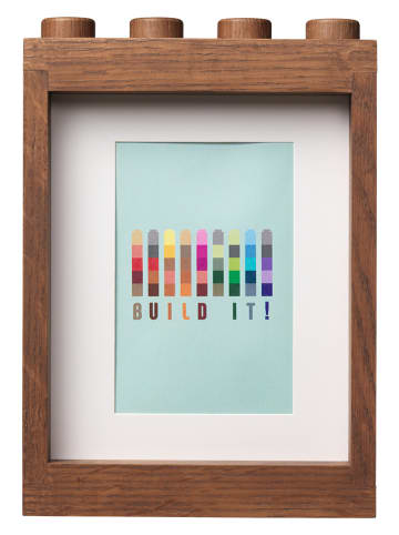 LEGO Ramka w kolorze brązowym na zdjęcia - 19,1 x 28,8 x 4,7 cm