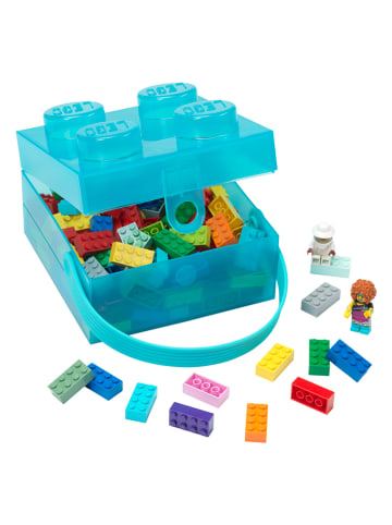 LEGO Lunchbox "Brick 4" in Hellblau - (B)16,5 x (H)11,6 x (T)17,3 cm