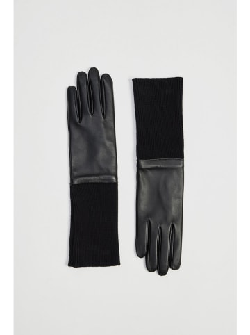 By Malina Leren handschoenen "Kara" zwart