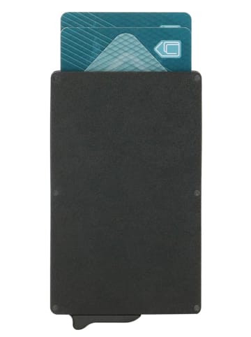Safety wallet Leder-Kartenetui "Ducati" in Schwarz - (B)6,6 x (H)11 x (T)1 cm