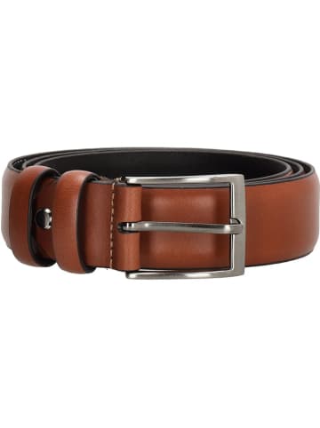 HIDE & STITCHES Leder-Gürtel "Frisco" in Cognac