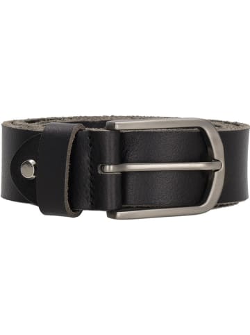 HIDE & STITCHES Leder-Gürtel "Frisco" in Schwarz