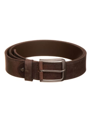 HIDE & STITCHES Leder-Gürtel "Frisco" in Braun