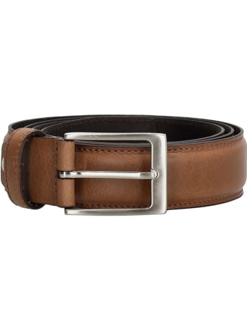 HIDE & STITCHES Leren riem "Frisco" lichtbruin