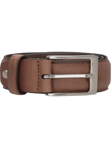 HIDE & STITCHES Leren riem "Frisco" taupe