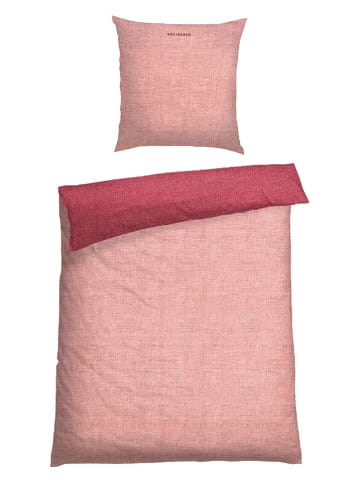 Schiesser Renforcé beddengoedset lichtroze/roze