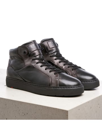 LLOYD Skórzane sneakersy "Marten" w kolorze czarnym