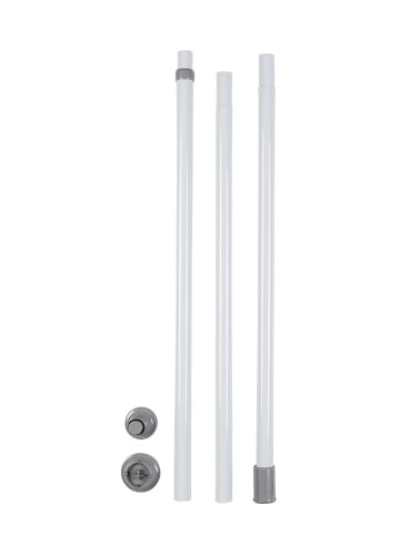 Wenko Telescopische klemstang "Herkules" wit