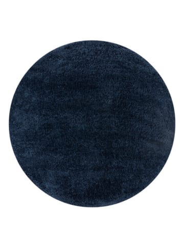 Flair Rugs Hochflor-Teppich "Feather" in Dunkelblau