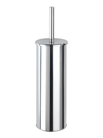 Wenko WC-Garnitur "Basic" in Silber in Silber - (H)37,5 cm