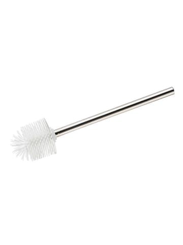 Wenko Silikon-WC-Bürste in Weiß/ Silber - (H)35 cm