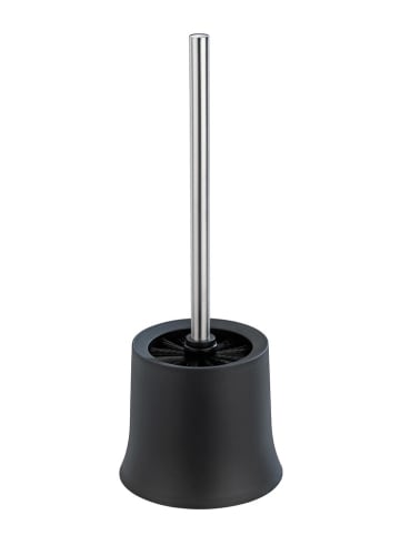 Wenko Zestaw WC "Basic" w kolorze czarnym - wys. 38 cm