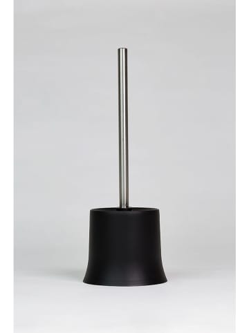 Wenko Toiletborstelgarnituur "Basic" zwart - (H)38 cm