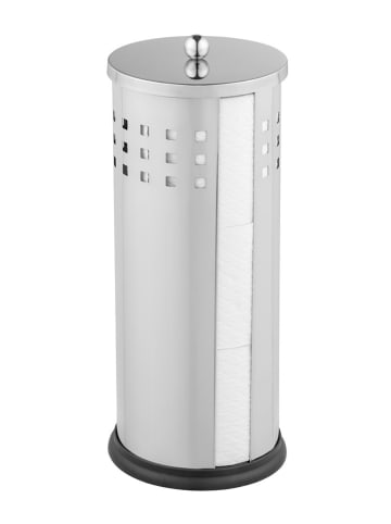 Wenko Toiletrolhouder "Ancona Shiny" zilverkleurig - (L)34 cm
