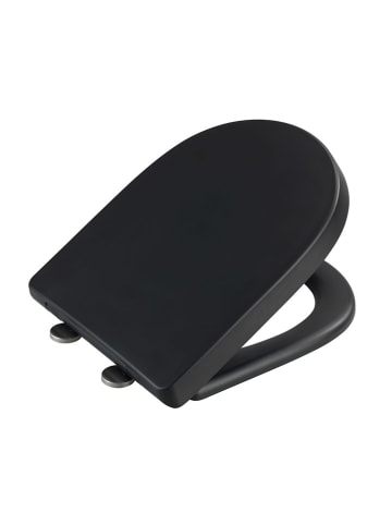 Wenko Easyclose-toiletbril "Exclusive No. 3" zwart