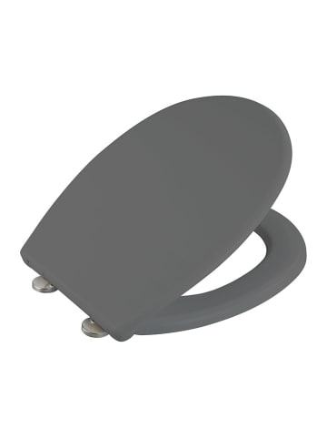 Wenko Easyclose-toiletbril "Vorno" grijs