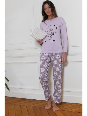 Just for Victoria Pyjama "Maely" in Lila